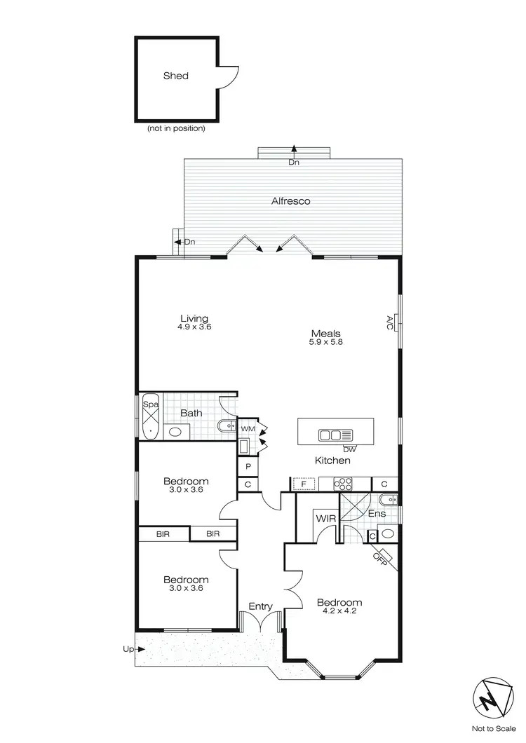 Floorplan of Homely house listing, 16 James Street, Golden Point VIC 3350