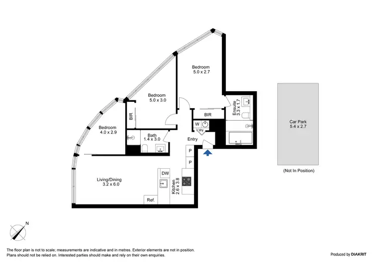 Floorplan of Homely apartment listing, 3506/11 Bale Circuit, Southbank VIC 3006