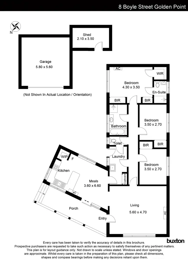 Floorplan of Homely house listing, 8 Boyle Street, Golden Point VIC 3350