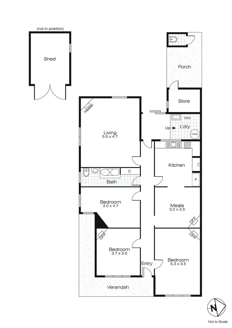 Floorplan of Homely house listing, 222 Doveton Street South, Ballarat Central VIC 3350