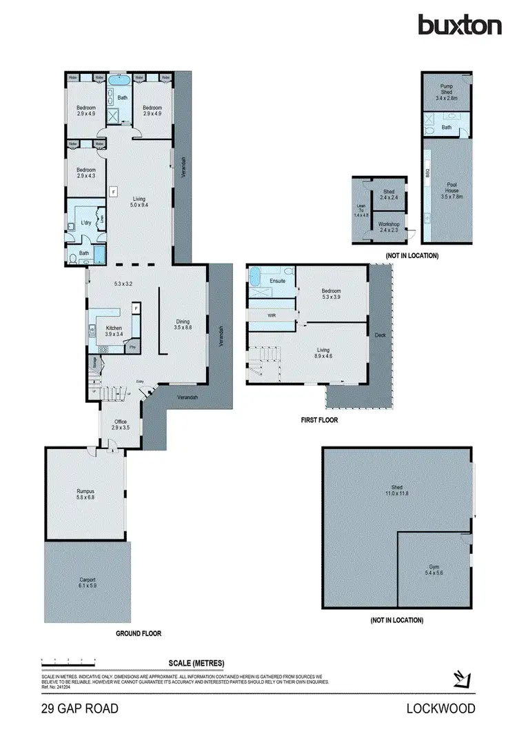 Floorplan of Homely house listing, 29 Gap Road, Lockwood VIC 3551