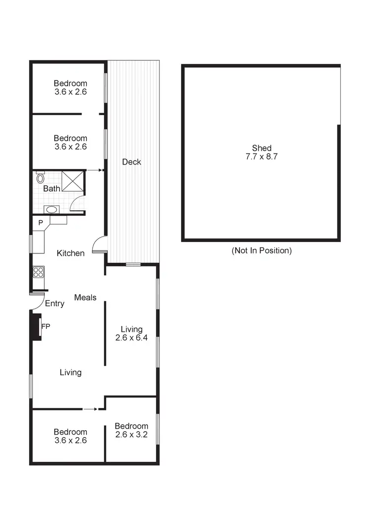 Floorplan of Homely house listing, 140 Dales Road, Staffordshire Reef VIC 3351