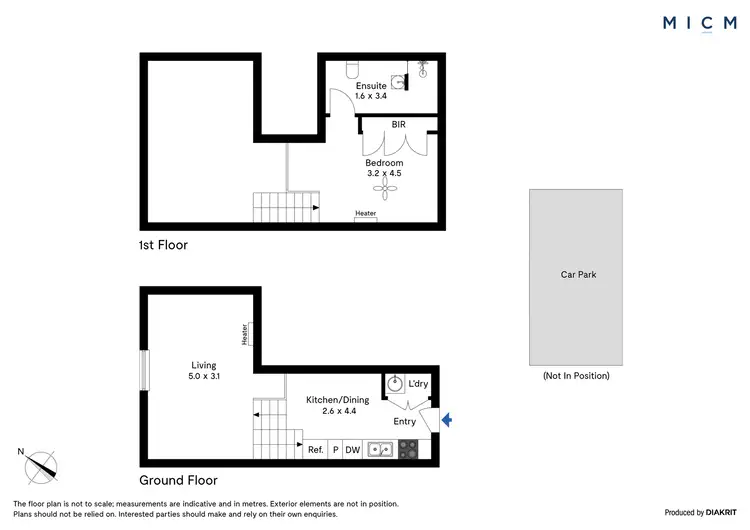 Floorplan of Homely apartment listing, 5/61 Mackenzie Street, Melbourne VIC 3000