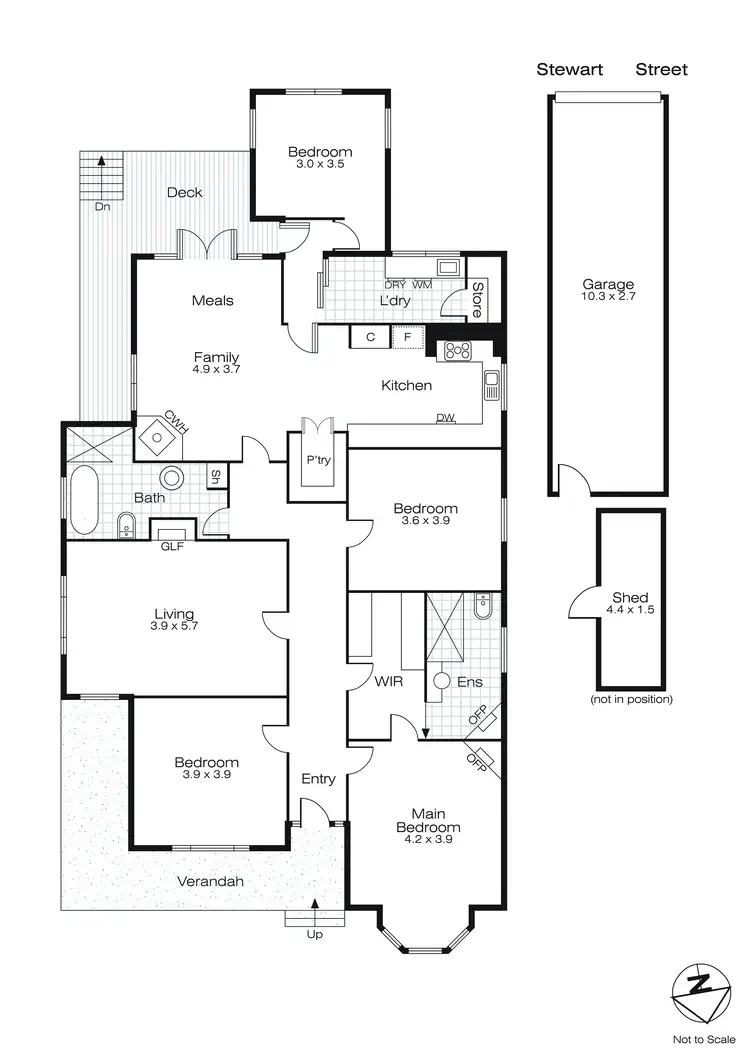 Floorplan of Homely house listing, 1137 Eyre Street, Newington VIC 3350