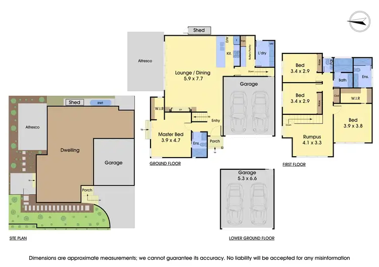 Floorplan of Homely townhouse listing, 20 Chatsworth Quadrant, Templestowe Lower VIC 3107