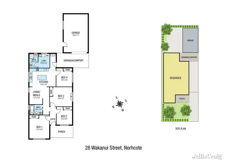 Floorplan of Homely house listing, 28 Wakanui Street, Northcote VIC 3070