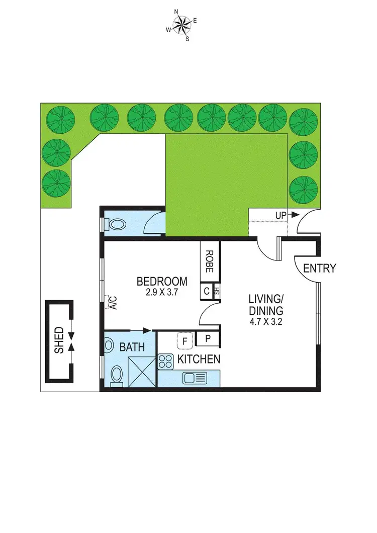 Floorplan of Homely apartment listing, 6/30 Walsh Street, Ormond VIC 3204