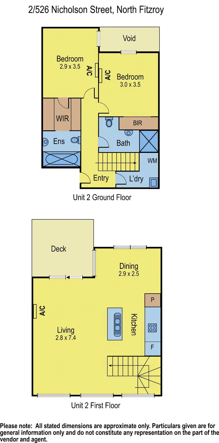 Floorplan of Homely apartment listing, 2/526 Nicholson Street, Fitzroy North VIC 3068