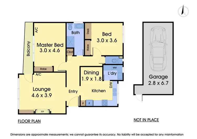 Floorplan of Homely apartment listing, 6/27 Lincoln Drive, Bulleen VIC 3105