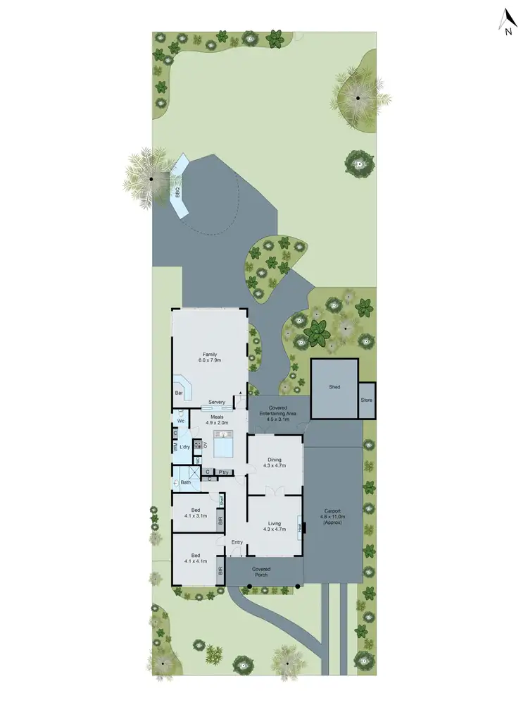 Floorplan of Homely house listing, 8 Reid Street, Oakleigh South VIC 3167