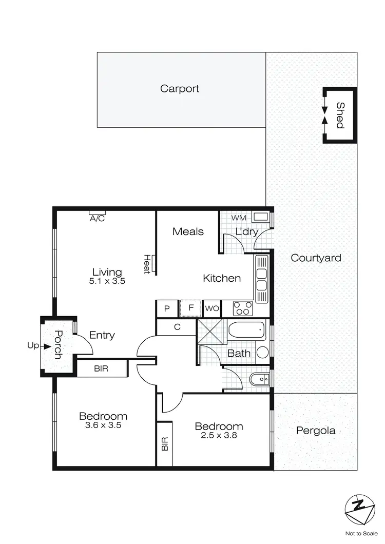 Floorplan of Homely house listing, 15/41 Kent Street, Sebastopol VIC 3356