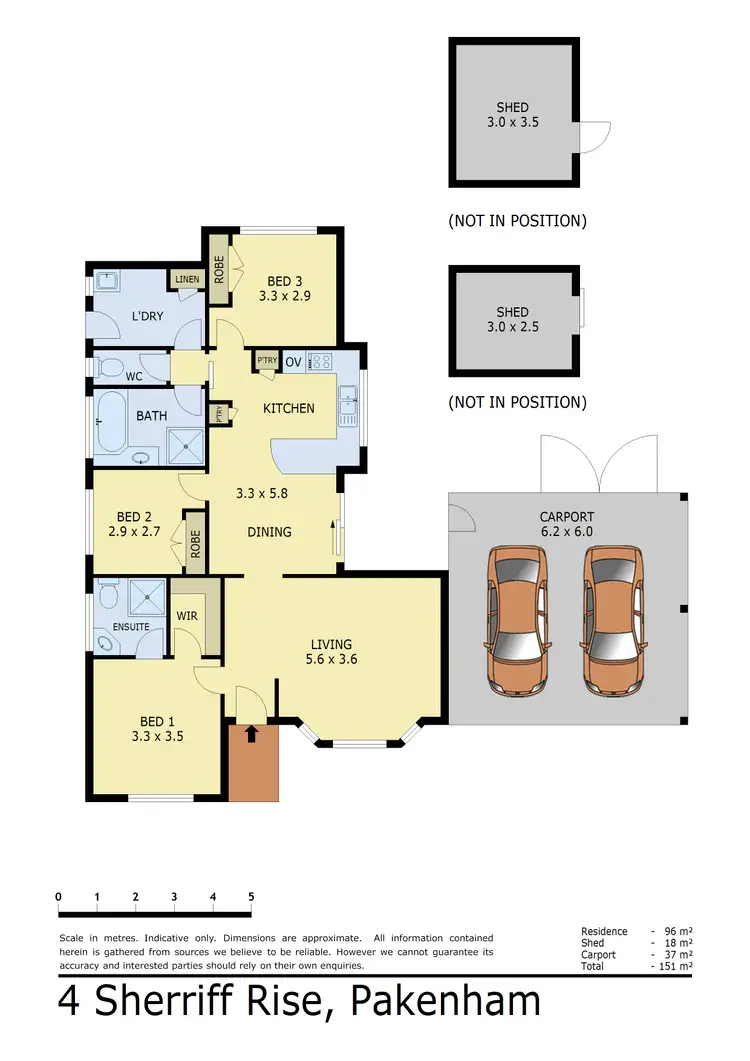 Floorplan of Homely house listing, 4 Sherriff Rise, Pakenham VIC 3810