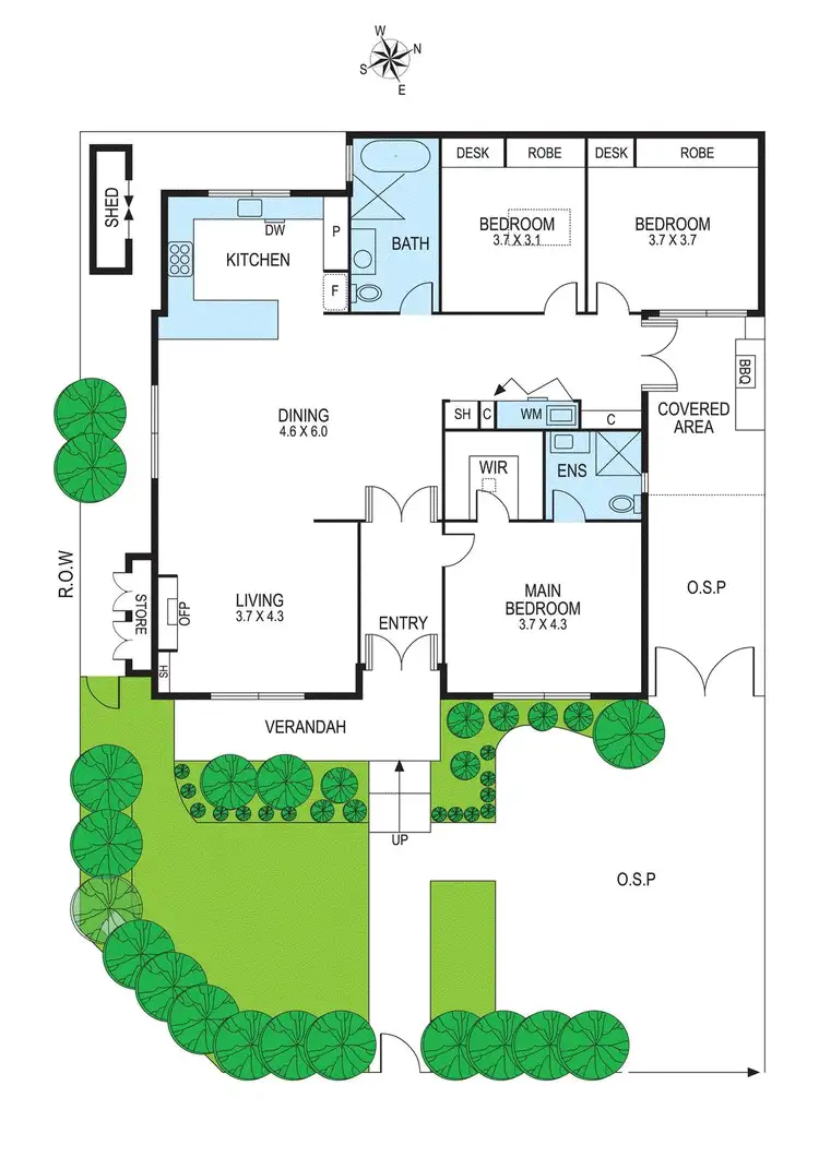 Floorplan of Homely house listing, 1 Malane Street, Ormond VIC 3204