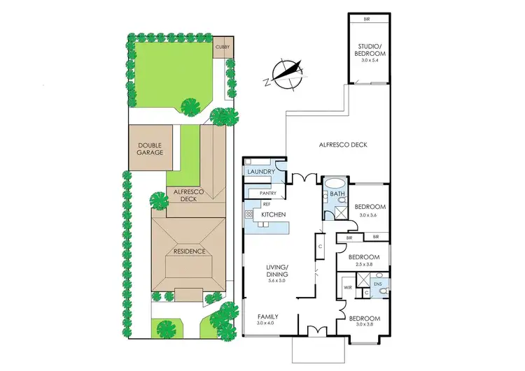 Floorplan of Homely house listing, 6 Kevin Court, Cheltenham VIC 3192