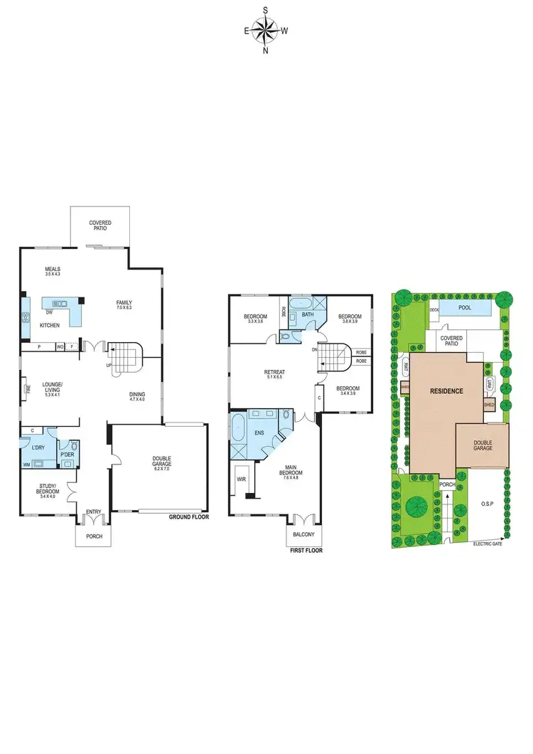 Floorplan of Homely house listing, 32 Pascoe Avenue, Bentleigh VIC 3204