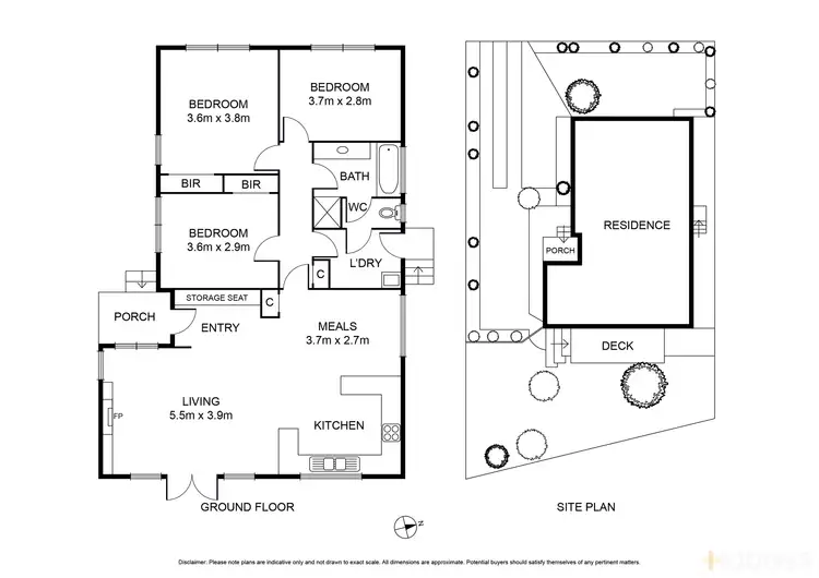 Floorplan of Homely house listing, 13 Sunset Strip, Ocean Grove VIC 3226