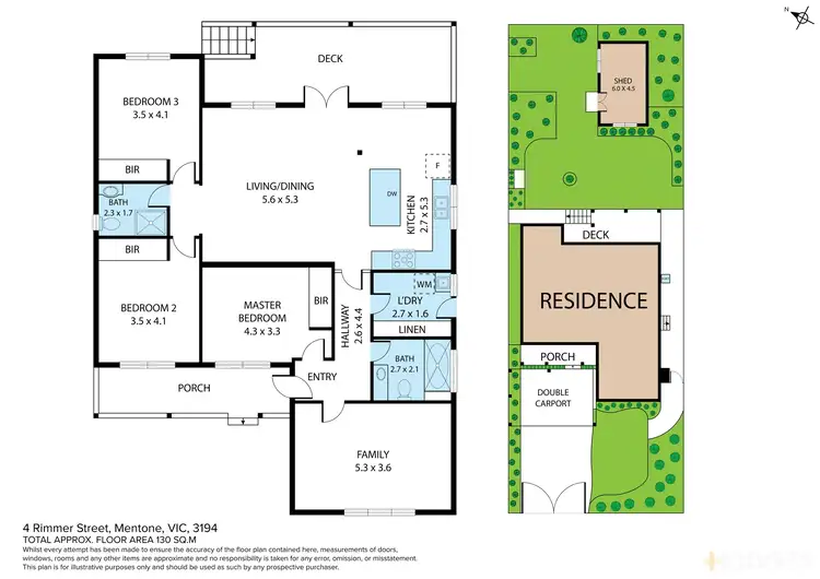 Floorplan of Homely house listing, 4 Rimmer Street, Mentone VIC 3194