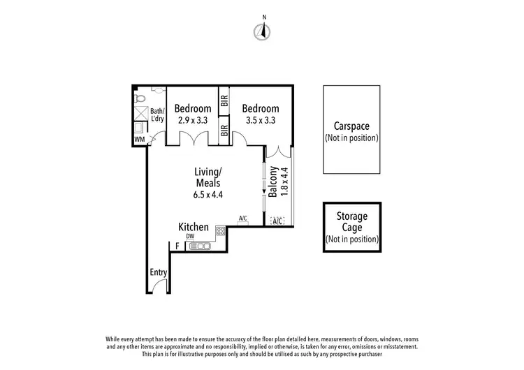 Floorplan of Homely apartment listing, 18/34 Beetham Parade, Rosanna VIC 3084