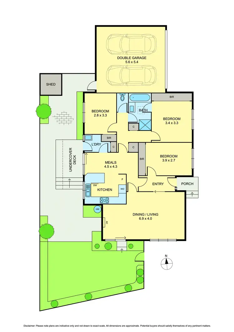 Floorplan of Homely unit listing, 1/55 Carween Avenue, Mitcham VIC 3132