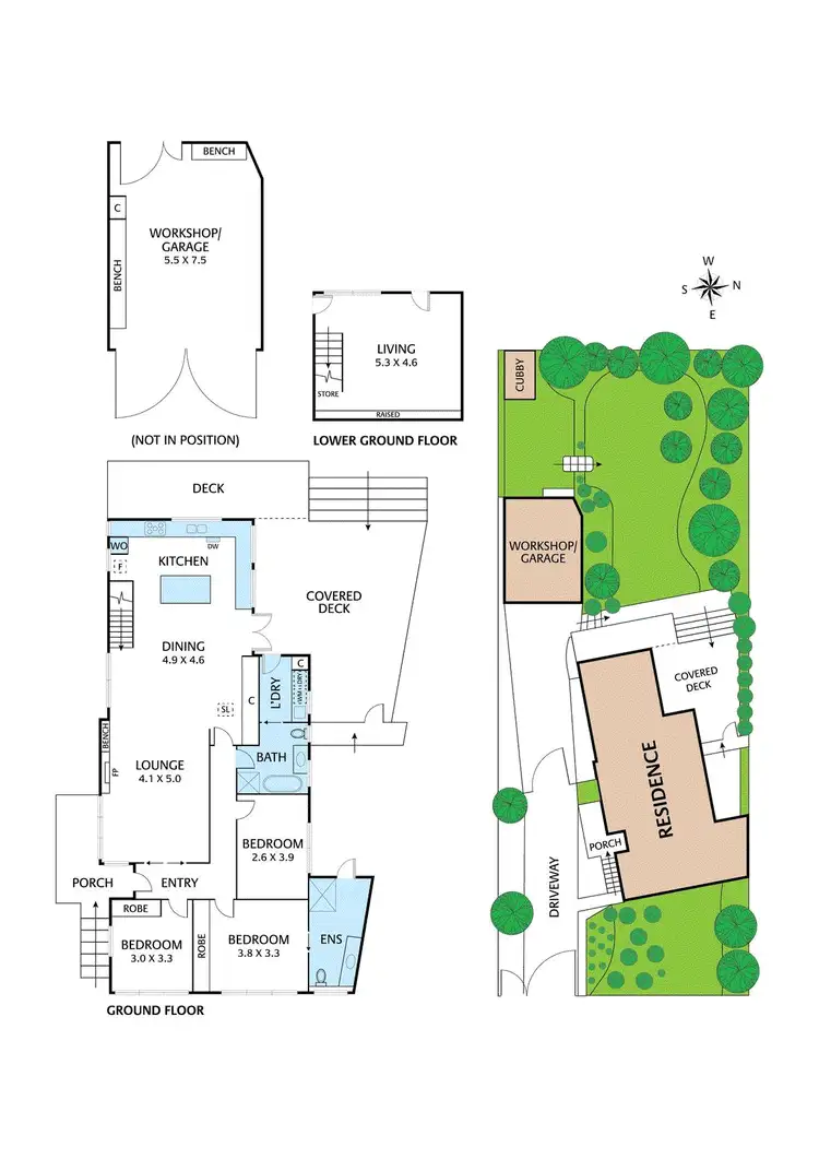 Floorplan of Homely house listing, 5 Porter Street, Eltham VIC 3095