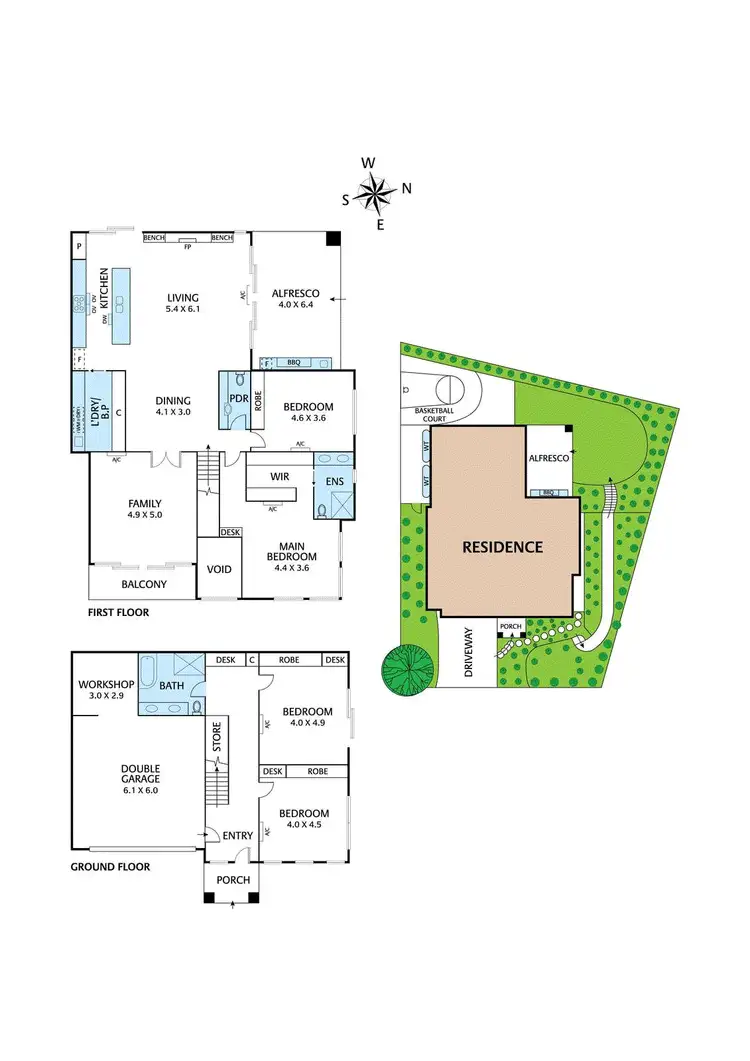 Floorplan of Homely house listing, 44 Greenwood Street, Briar Hill VIC 3088