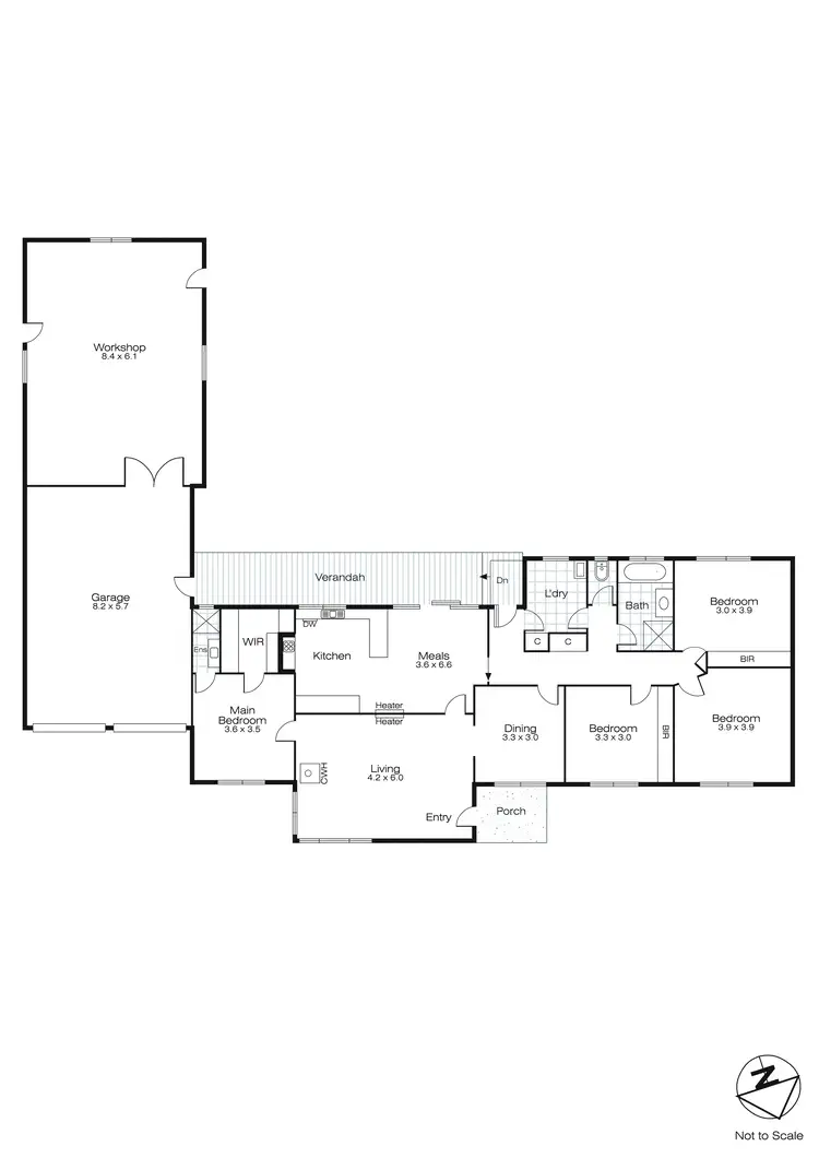 Floorplan of Homely house listing, 449 Bells Road, Smythes Creek VIC 3351