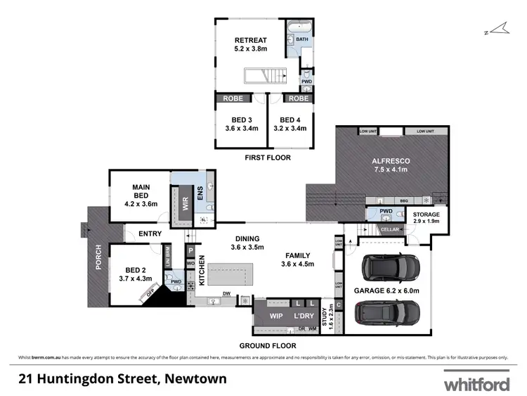 Floorplan of Homely house listing, 21 Huntingdon Street, Newtown VIC 3220