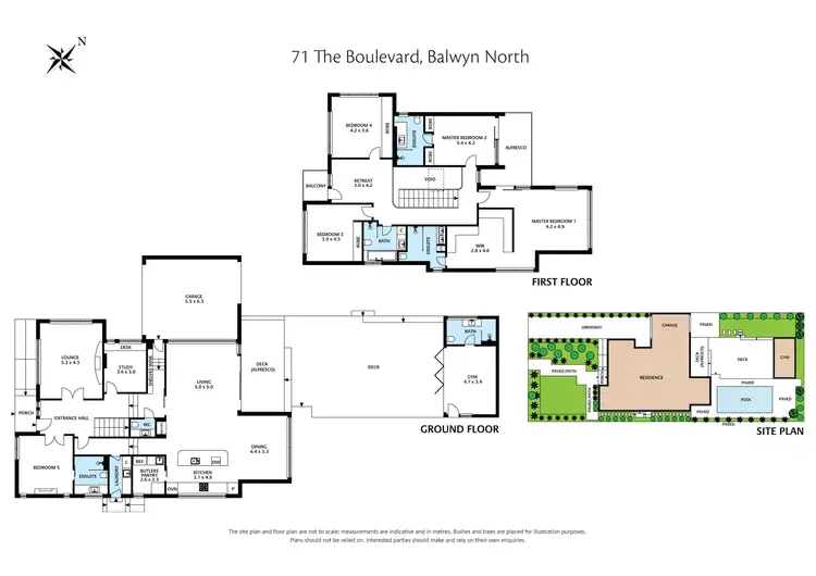 Floorplan of Homely house listing, 71 The Boulevard, Balwyn North VIC 3104