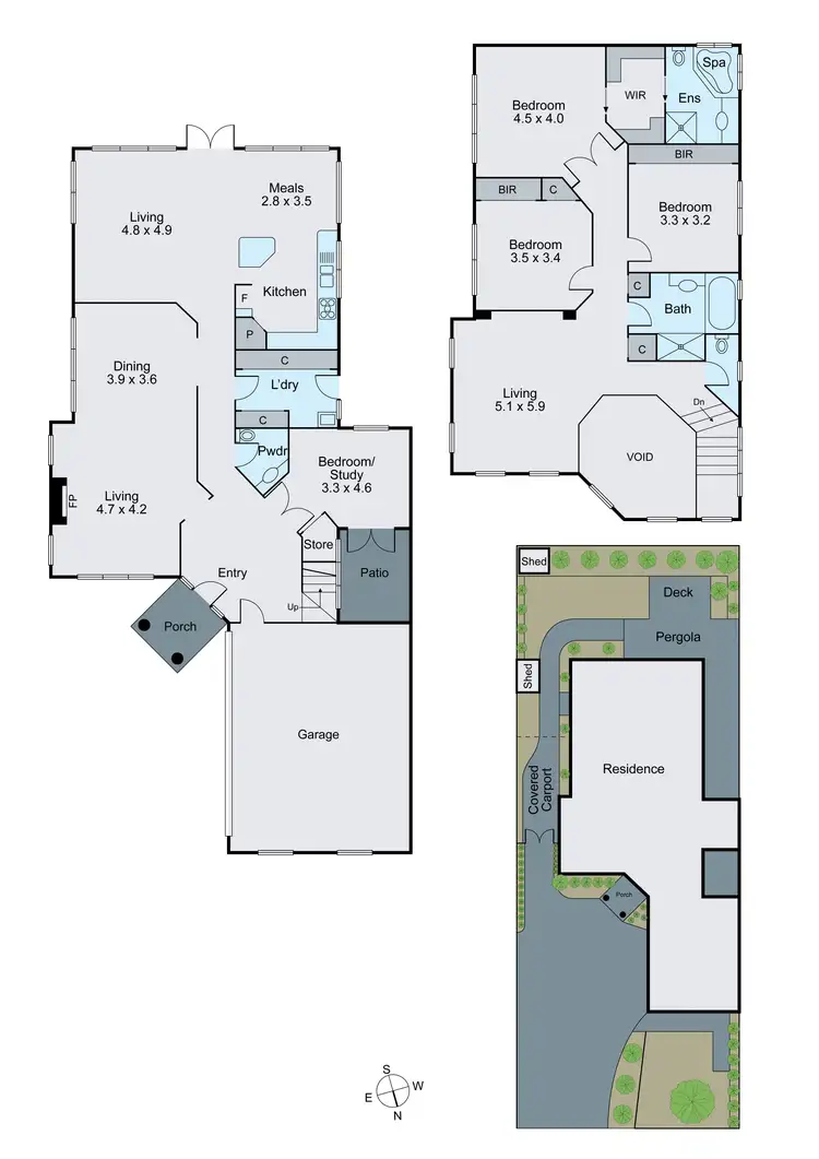 Floorplan of Homely house listing, 5 Malmsbury Drive, Ashwood VIC 3147