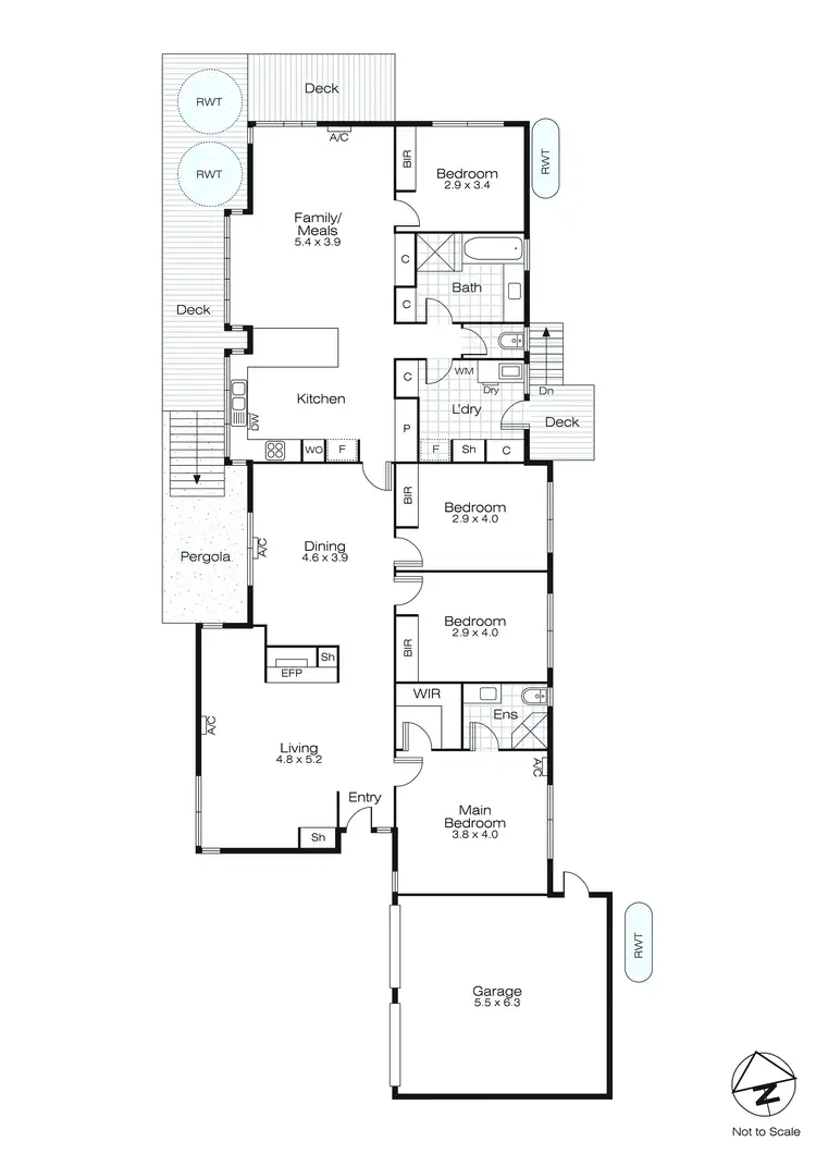Floorplan of Homely house listing, 27 Wattletree Drive, Mount Helen VIC 3350