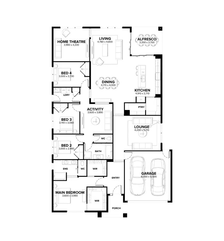 Floorplan of Homely house listing, 233 Barca Boulevard, Gisborne VIC 3437