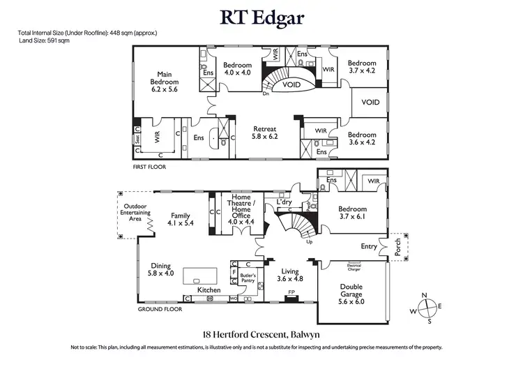Floorplan of Homely house listing, 18 Hertford Crescent, Balwyn VIC 3103