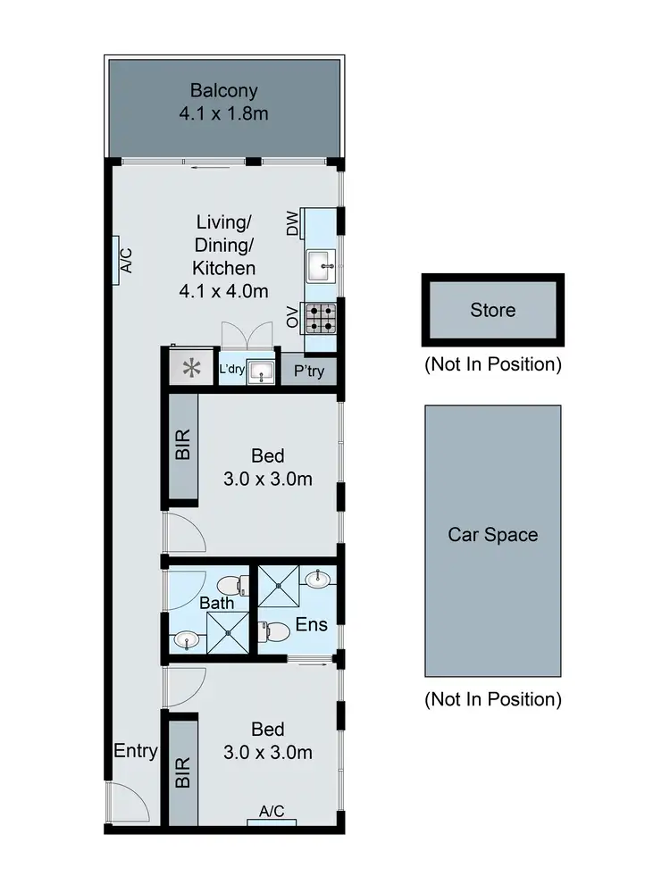 Floorplan of Homely apartment listing, 104/190 Bignell Road, Bentleigh East VIC 3165