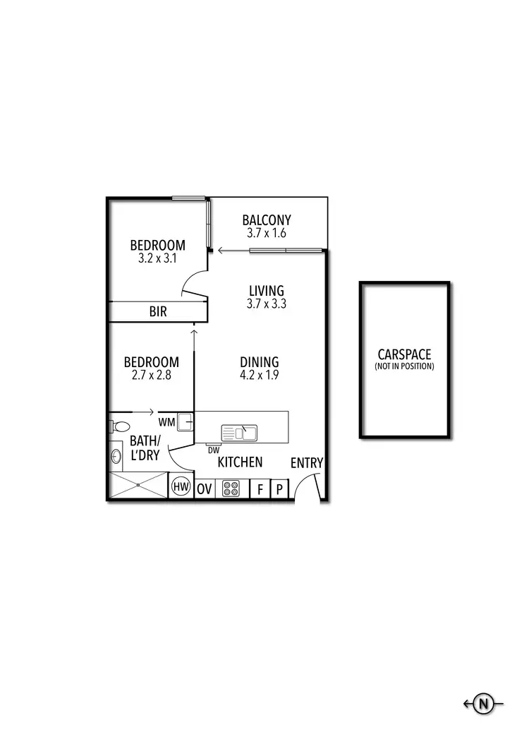 Floorplan of Homely apartment listing, 605/668 Swanston Street, Carlton VIC 3053