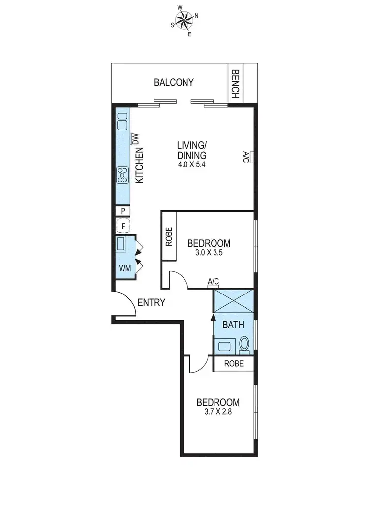 Floorplan of Homely apartment listing, 103/288 Hawthorn Road, Caulfield VIC 3162