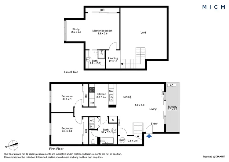 Floorplan of Homely apartment listing, 12/63 High Street, Prahran VIC 3181