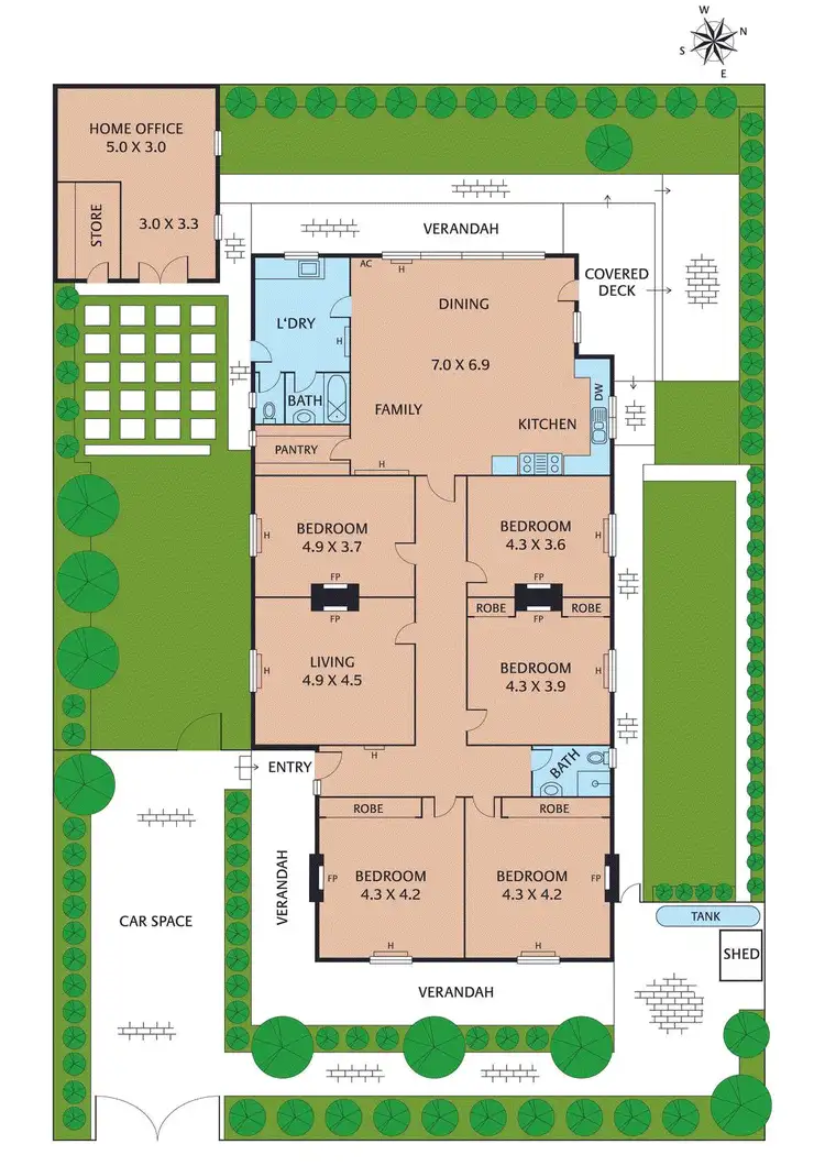 Floorplan of Homely house listing, 10 Thompson Street, Williamstown VIC 3016