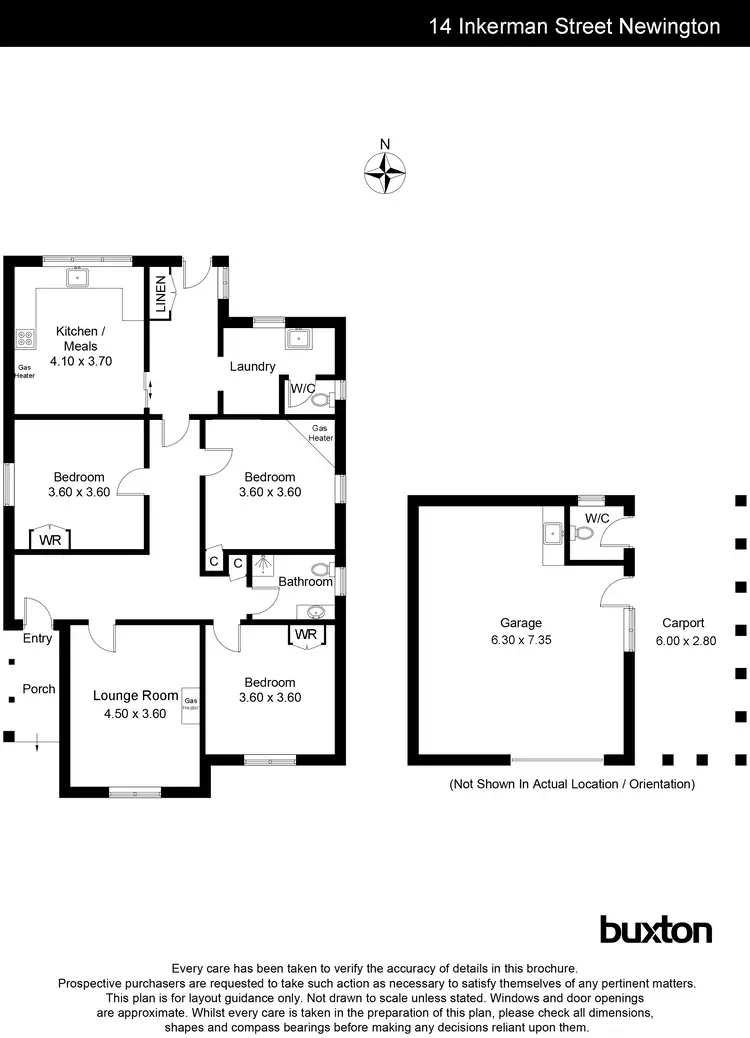Floorplan of Homely house listing, 14 Inkerman Street, Newington VIC 3350