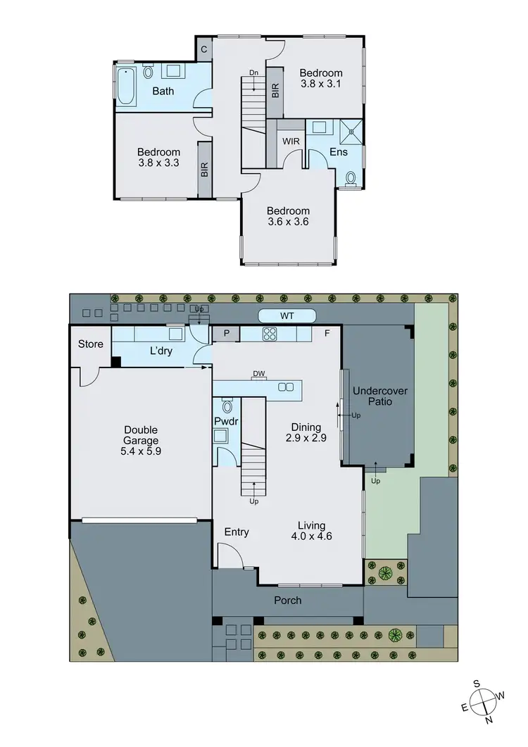 Floorplan of Homely townhouse listing, 11B Drummond Street, Chadstone VIC 3148