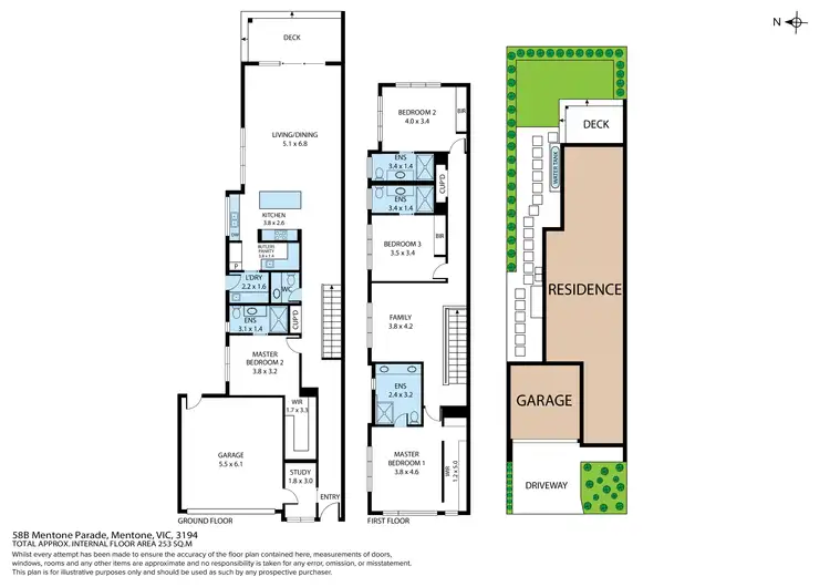 Floorplan of Homely townhouse listing, 58b Mentone Parade, Mentone VIC 3194