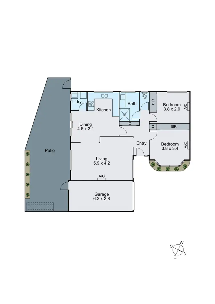 Floorplan of Homely unit listing, 12/2-12 Temple Street, Ashwood VIC 3147