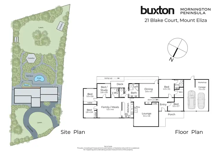 Floorplan of Homely house listing, 21 Blake Court, Mount Eliza VIC 3930