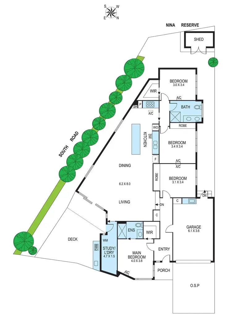 Floorplan of Homely unit listing, 2/6 Sanicki Court, Bentleigh East VIC 3165