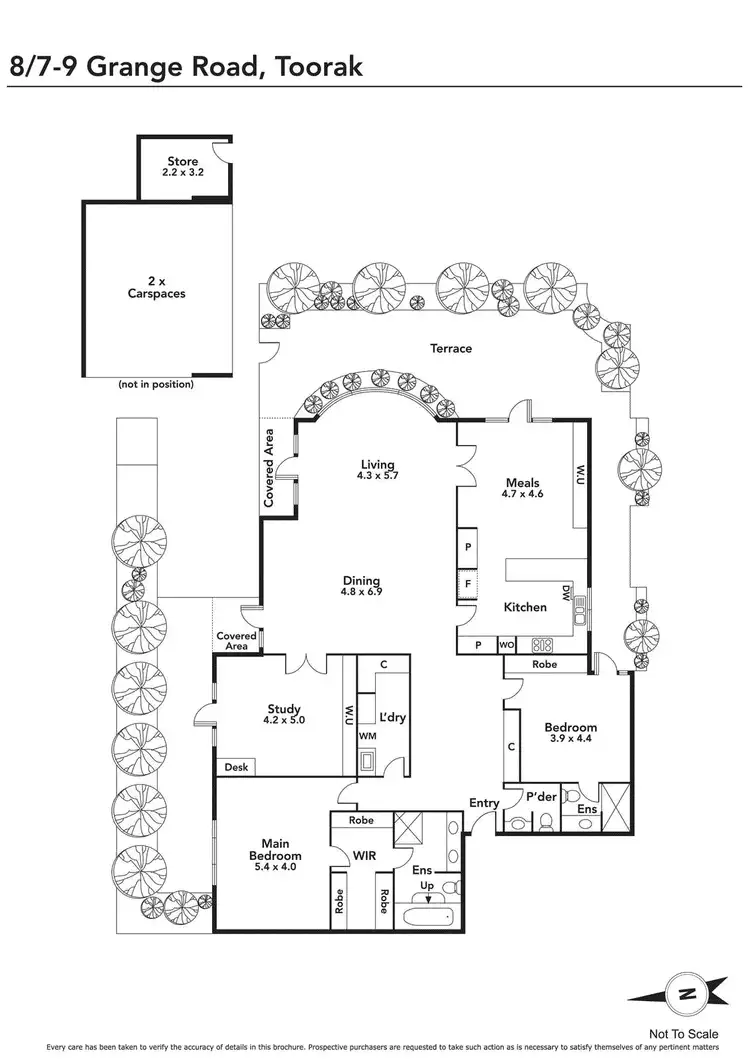 Floorplan of Homely house listing, 8/7-9 Grange Road, Toorak VIC 3142
