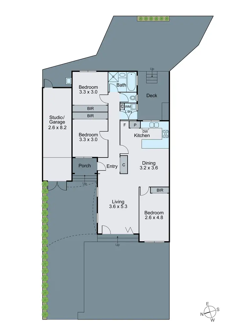Floorplan of Homely unit listing, 3/6 Hillview Avenue, Mount Waverley VIC 3149