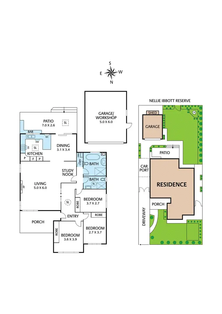 Floorplan of Homely house listing, 50 Livingstone Street, Ivanhoe VIC 3079