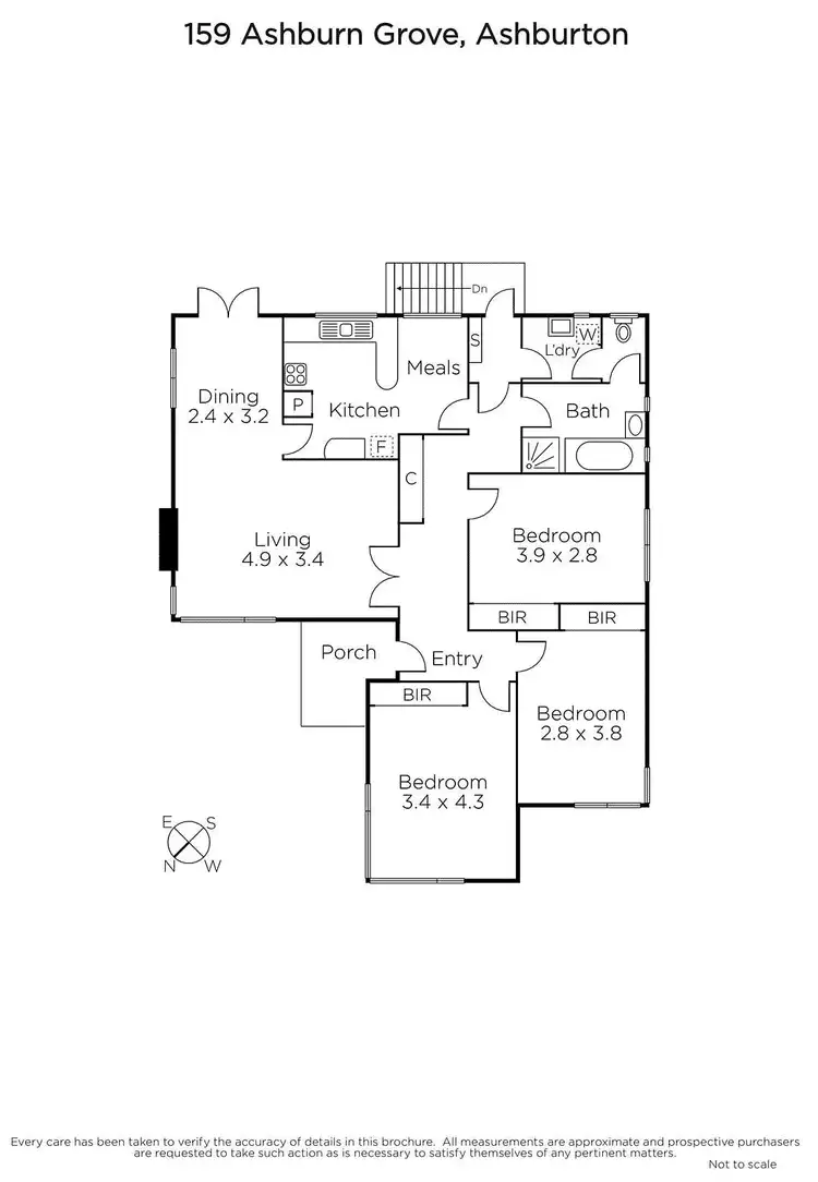 Floorplan of Homely house listing, 159 Ashburn Grove, Ashburton VIC 3147
