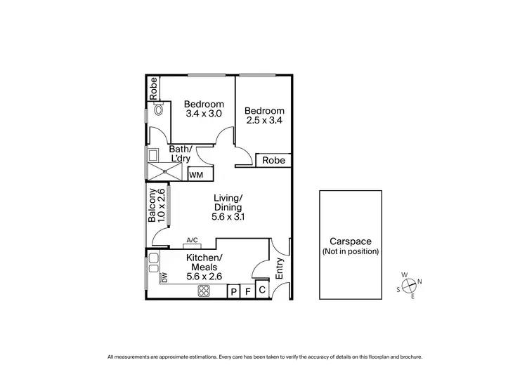Floorplan of Homely apartment listing, 8/123 Murray Street, Caulfield VIC 3162