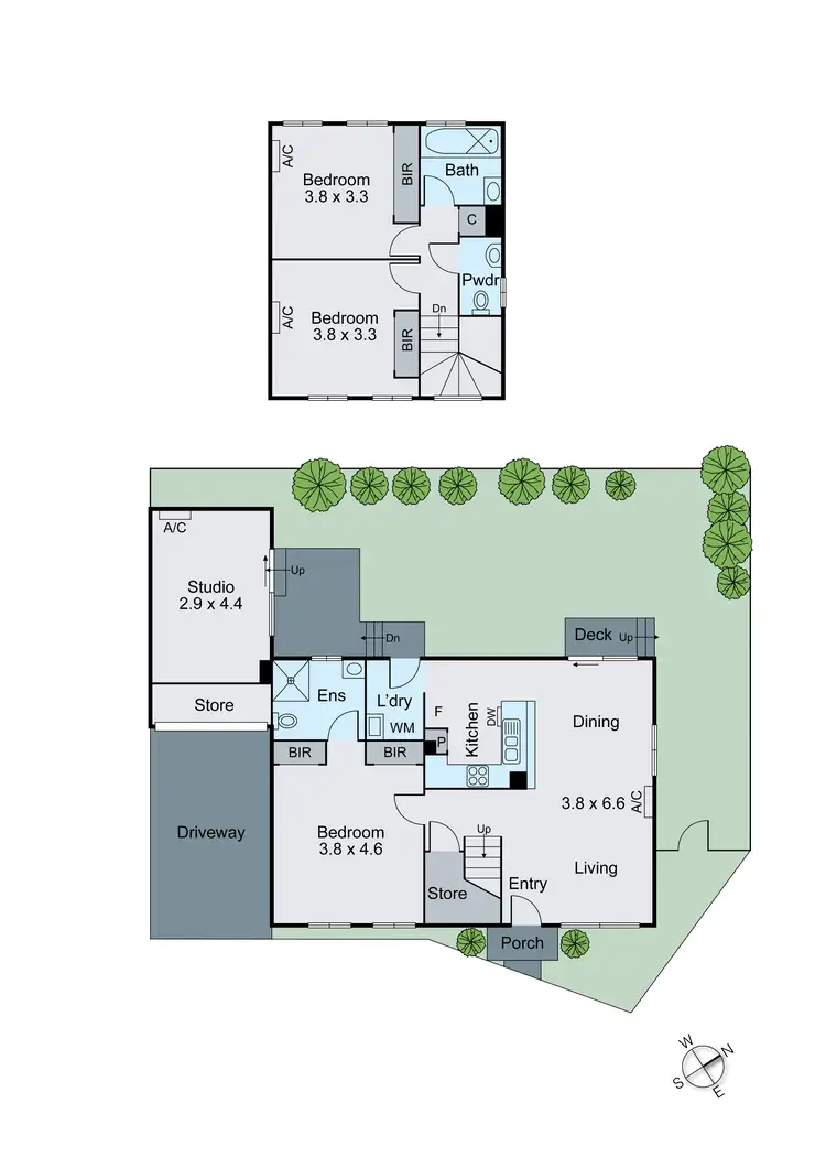 Floorplan of Homely townhouse listing, 13 Gateway Close, Chadstone VIC 3148