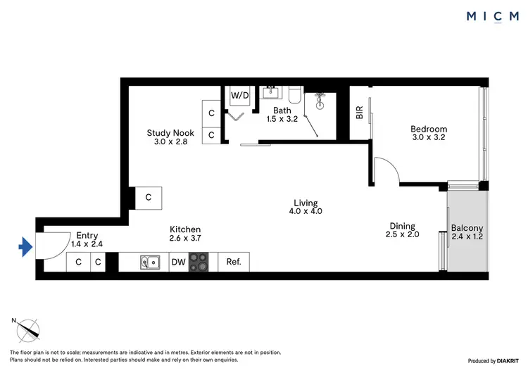 Floorplan of Homely apartment listing, 3910/601 Little Lonsdale Street, Melbourne VIC 3000